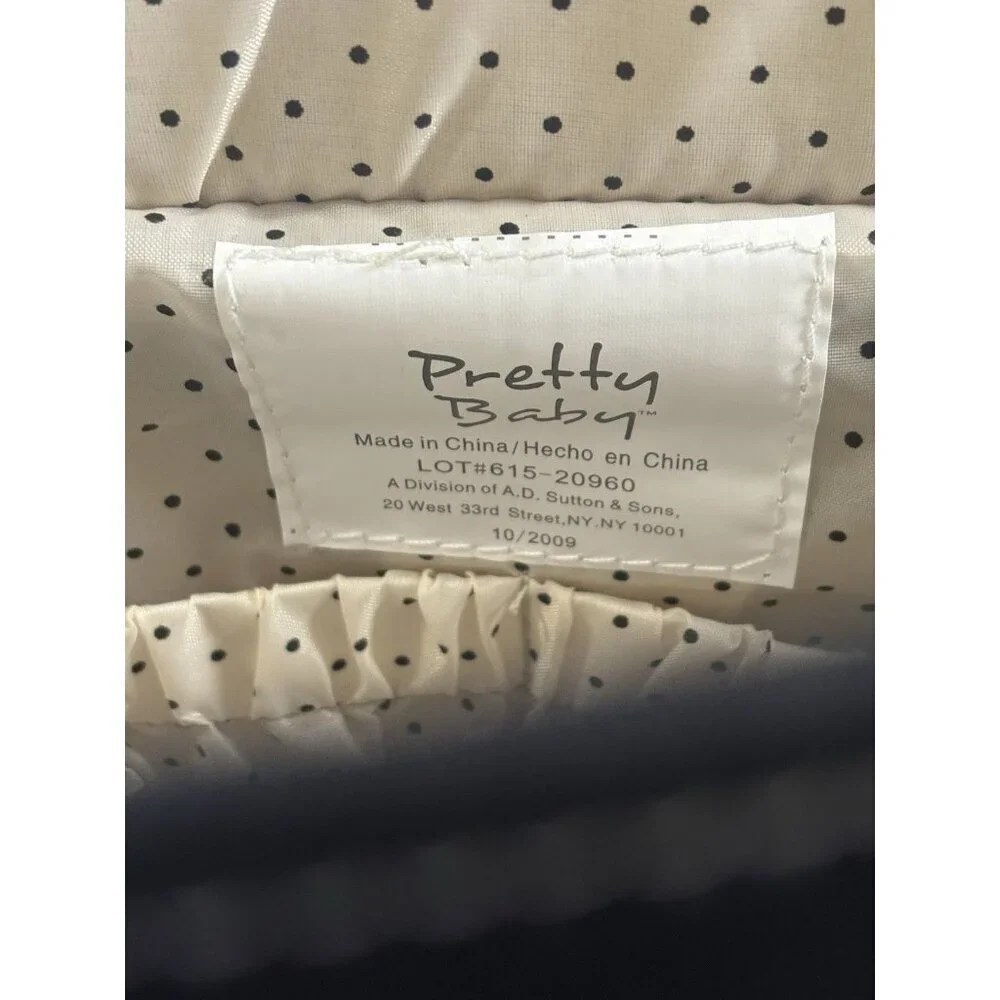 Pretty Baby Diaper Bag & Changing Pad New Black